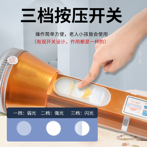 Linterna Recargable YILANGDI LED 3-12h, Iluminación de Emergencia para Uso en Interiores y Exteriores - Product Image 3