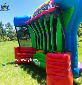 Connect 4 castillo inflable divertido juego de baloncesto para niños Winway PVC al aire libre 500kg capacidad - Product Image 3