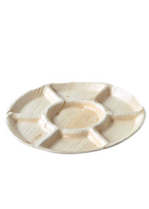 Bandeja para servir de madera de bambú de un solo uso, plato desechable para fiesta, Hotel, restaurante, para decoraciones de boda - Product Image 5