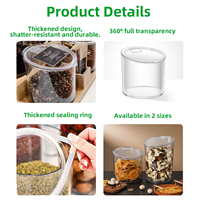 15L PET Material Schwerkraft spender versiegelt Candy Kiosk Einkaufs zentrum Bin Box Supermarkt Bulk Storage Barrel Warehousing Supplies