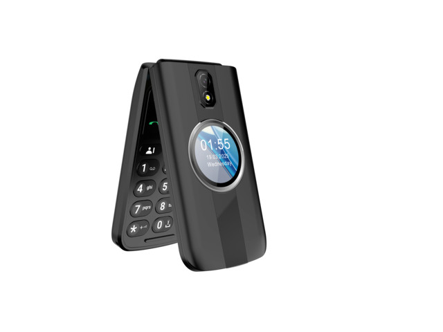 3.1" Touch Screen Android OS MTK6761 Platform 2GB+16GB 1500MAH Battery 0.3mp+2mp Dual Camera Flip Smartphone
