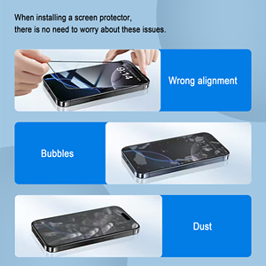 ชุดติดตั้งง่าย Factory Golden Diamond Magic Box ฟิล์มกระจกนิรภัยสำหรับ iPhone 17 16 18 Pro Max 13 14 15 Plus - Product Image 2