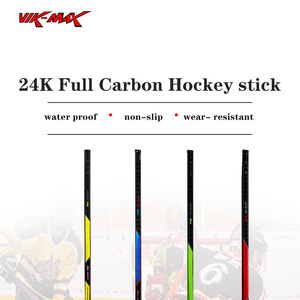 Bâton de hockey sur glace et sur gazon en carbone Vik-Max 126 cm de longueur 25 # Flex 24K pour enfants - Product Image 4