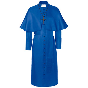 Disfraz <span class=keywords><strong>de</strong></span> Sacerdote Medieval Iglesia Católica Religioso Romano Retro <span class=keywords><strong>Papa</strong></span> Pastor Padre Misa Misionero Túnica Clero Sotana Conjunto Completo - Product Image 6
