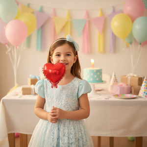 <span class=keywords><strong>Palloncini</strong></span> in Mylar CYmylar da 5 Pollici a Forma di Cuore <span class=keywords><strong>e</strong></span> Stella con Supporto <span class=keywords><strong>e</strong></span> Bastoncino, Decorazione per Torte, <span class=keywords><strong>Palloncini</strong></span> in Foil per Feste di Compleanno - Product Image 2