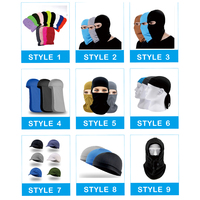 Cagoule tactique noire pour moto et ski, masque de protection solaire d'hiver, doublure de casque, cache-tête