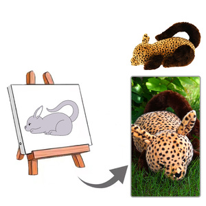 Maßgefertigtes Geparden-Plüschtier Afrikanisches <span class=keywords><strong>Zoo</strong></span>-Tier Stofftier für Kinder - Product Image 1