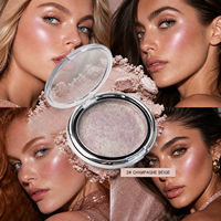 Poudre illuminante pour le visage, maquillage végétalien, logo personnalisé, marque privée, pigment de maquillage, palette d'illuminateurs