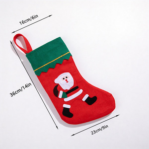 Sac cadeau <span class=keywords><strong>de</strong></span> Noël, grand pendentif pour sapin <span class=keywords><strong>de</strong></span> Noël, nouveaux articles décoratifs transfrontaliers pour Noël 2026 - Product Image 4