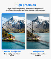 Impresora de inyección de tinta plana Led Uv 3050 2513 de alta velocidad 300*500mm impresión Pvc tarjeta de visita bolsa no tejida máquina de impresora UV