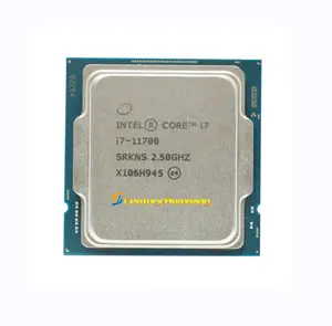 英特尔酷睿中央处理器i7-11700 2.5GHz 12M LGA1200 65w台式机中央处理器新托盘或盒子