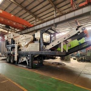 <span class=keywords><strong>Concasseur</strong></span> à mâchoires <span class=keywords><strong>mobile</strong></span> sur roues de 300 TPH, installation de concassage portable sans fondation pour granit, basalte et agrégats, livraison en 10 jours - Product Image 1