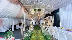 By240033 Hall Trần Rèm Cửa Trang Trí Treo Trần Rèm Đám Cưới Trần Rèm Với Ánh Sáng Cho Đám Cưới Tổ Chức Sự Kiện Bên - Product Image 3