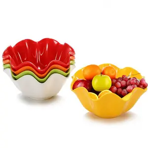 Ciotola di caramelle di frutta in melamina di lusso ciotola di frutta con decorazione di forma speciale