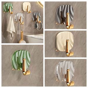 Acrylic <b>Hook</b> Punch-free Self-adhesive Bathroom <b>Hook</b> Wall Mounted Towel Hanger Coat Key Hanging <b>Hooks</b> Home Decor Holder - Product Image 3