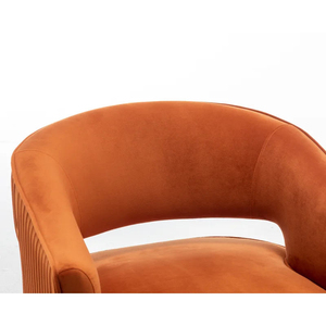 Nouveau style de <span class=keywords><strong>fauteuil</strong></span> <span class=keywords><strong>d</strong></span>'appoint en <span class=keywords><strong>velours</strong></span> haut de gamme <span class=keywords><strong>pour</strong></span> hôtel, tissu <span class=keywords><strong>d</strong></span>'<span class=keywords><strong>ameublement</strong></span> <span class=keywords><strong>d</strong></span>'intérieur - Product Image 5