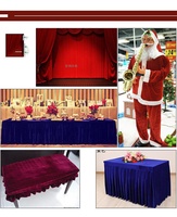 RTS 100% Polyester Günstiger Samts toff für Dekoration/Tischdecke/Vorhänge/Sofa