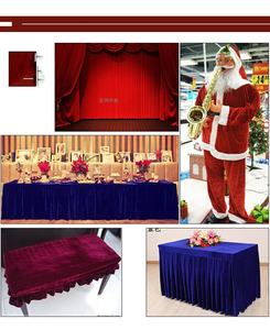 RTS 100% Polyester Cheap <strong>Velvet</strong> Fabric for Decoration/Tablecloth/<strong>Curtains</strong>/Sofa - Product Image 6