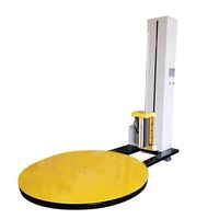 Emballage automatique de film étirable de palette de type plateau tournant personnalisé/machine d'emballage automatique de film étirable de palette