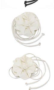 Boho Style Big Flower Waist Rope Tie Belt pour les femmes Dress - Product Image 2