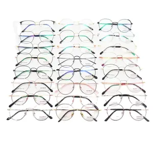 2021 Wholesale Promotional factory price Cheap metal Glasses Mens Eyeglasses Frames Spectacle Small Squared Optical Frames 2021
