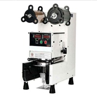 Petite machine à sceller pour gobelets en papier et en plastique, machine à sceller commerciale pour gobelets en plastique pour boissons au thé à bulles