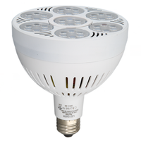 Ampoule LED PAR38 Vakesun pour bijoux, 6500K 7500K 8000K 10000K, projecteur bleu, 60W, lumière LED PAR38