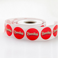 Stiker Bulat Kustom Produk Personalisasi, Stiker Vinyl Kertas Perekat Tahan Air, Pencetakan Label Stiker Logo, Gulungan Stiker