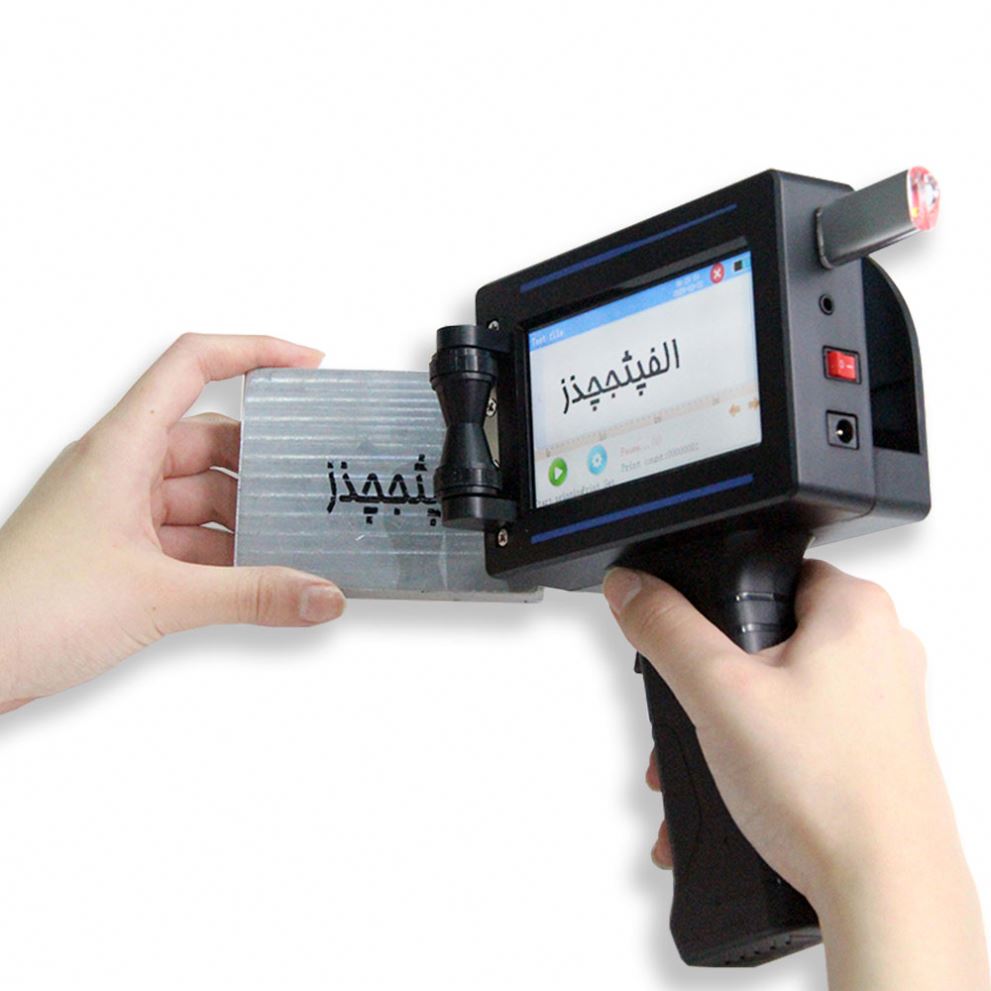 High Efficient Static Handheld Industrial Inkjet Printer for Food Plastic Bag Small Plastic Printing Machinery