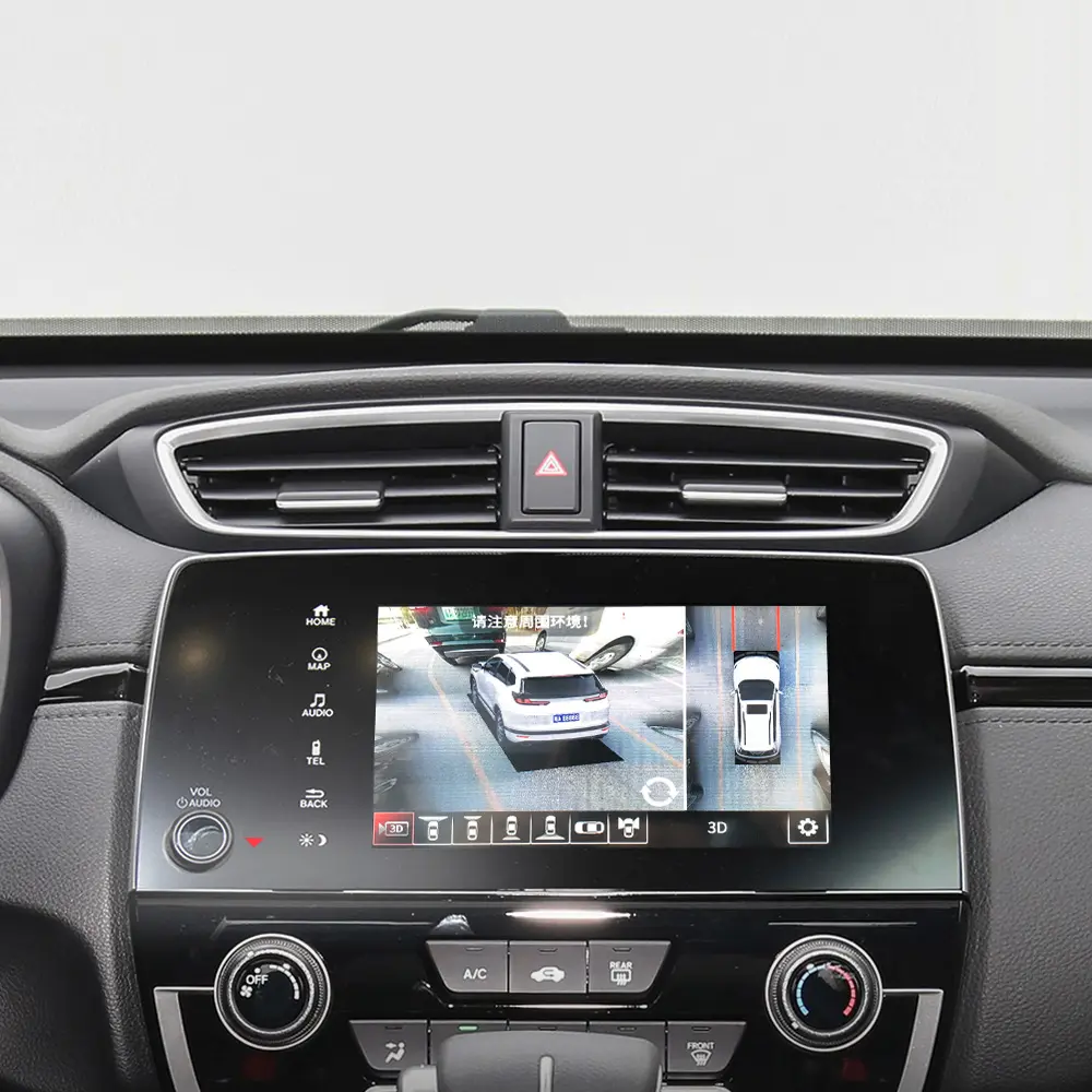 Cámara de 360 grados para coche AHD, pantalla Original, sistema de vista de pájaro, Sinjet Carplay Hd 3D para Honda 2017-2021 CRV IP67 Honda Cr-v