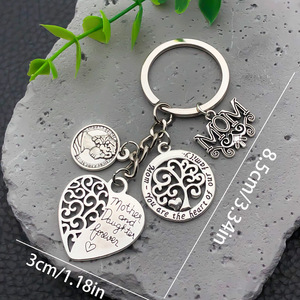 ขายส่งพวงกุญแจธีมดอกไม้วันแม่ 25 แบบใหม่ ทำจากโลหะผสมสังกะสีเคลือบน้ำมัน ของขวัญสำหรับคุณแม่จากลูกสาวลูกชาย - Product Image 5