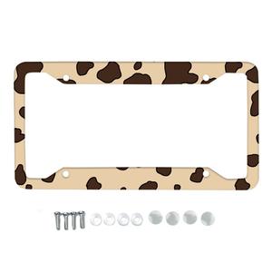 Nuova Idea di prodotto 2025 parti di ricambio per autoveicoli accessori per auto copertine di <span class=keywords><strong>targa</strong></span> in alluminio - Product Image 1