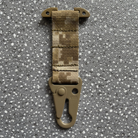 AH-002 Mousqueton tactique à crochet de suspension, Clip de sangle Molle, Clip en métal Olecranon, Accessoires pour ceinture de combat et gilet de chasse