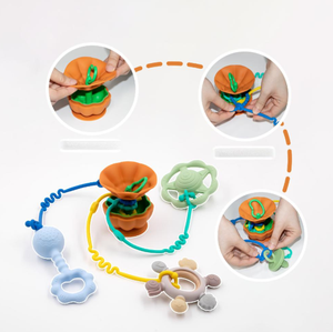 Silla de comedor de calabaza, soporte con ventosa, <span class=keywords><strong>mordedor</strong></span> cómodo para bebé, juguetes para el hogar, artículos diversos - Product Image 2