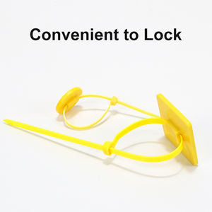 0-5m 읽기 범위 타이 태그 재사용 가능한 ABS 소재 UHF <span class=keywords><strong>RFID</strong></span> 지퍼 타이 자산 추적용 태그 - Product Image 3