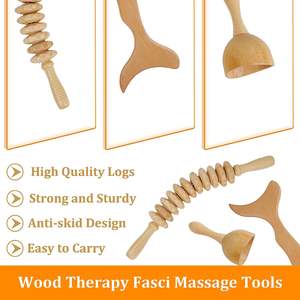 Fitness profesional terapia de <span class=keywords><strong>madera</strong></span> Fasci herramientas de masaje curvo <span class=keywords><strong>rodillo</strong></span> de masaje de <span class=keywords><strong>madera</strong></span> taza de <span class=keywords><strong>madera</strong></span> varilla rodante placa de moldeo - Product Image 3