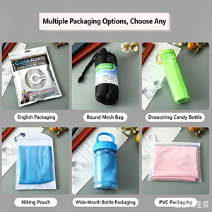 Customized logo Ice <b>Silk</b> Cooling Sports Towel Quick Drying Microfiber Cooling Towel Travel Gym Sport Cooling Towel for Neck - Product Image 5