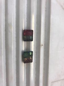 Bi-Color Natural <b>Tourmaline</b> Loose Gemstones Handmade Bulk Product Customized Shape And size - Product Image 2