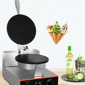 Machine à peau croustillante d'usine de gaufrier à cône doux électrique commercial - Product Image 5