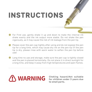 Marqueur de peinture acrylique blanc extra opaque, stylo permanent à encre liquide directe, pour surlignage, <span class=keywords><strong>dessin</strong></span>, bricolage, artisanat, fournitures artistiques, PET non effaçable - Product Image 5