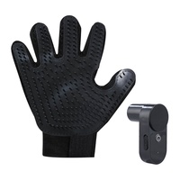 Gants de toilettage pour animaux avec lampe intégrée en forme d'animal pour chats et chiens