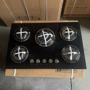 Cuisinière à gaz <span class=keywords><strong>LG</strong></span> Quality HUAZOS 5 brûleurs, plaque de cuisson en verre trempé épaissi et fonte, compatible GPL/GN, allumage électronique - Product Image 2