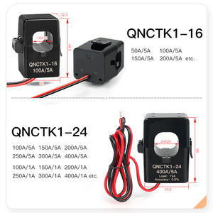 スプリットコア電流トランス QNCTK1-16 50A 5A 100A 1A 150A 200A 5A オープン型電流センサー クランプCTトランス メーカー - Product Image 3