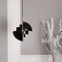 Luminaire suspendu en laiton, lustre moderne nordique pour salon, chambre à coucher, salle à manger, restaurant, modèle MK0104