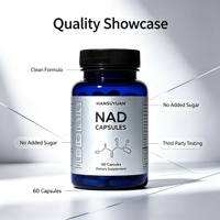 Meilleur prix pour les capsules NAD+, directement de l'usine, certifiées halal, capsules NAD+ végétaliennes
