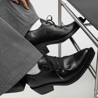 Neue Spitze Mikrofaser-Leder Atmungsaktive Unisex-Absatzschuhe Höhenerhöhende Formelle Schuhe Größe 38-45 Schwarz Hochwertig