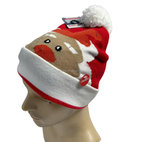 Cappello Natalizio LED Lavorato a Maglia 2026, Berretto Invernale Illuminato per Bambini e Adulti, Ideale per Feste