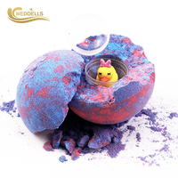 Bombes de bain effervescentes hydratantes pour la maison, coffret de bombes de bain relaxantes pour le spa, bombes de bain relaxantes pour enfants avec jouet