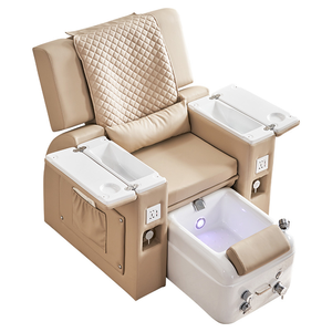 Sillón de Pedicura Multifuncional de Lujo para Salón de Uñas, con Spa para Pies, Reclinable, Ajustable, Eléctrico y con Masaje - Product Image 6