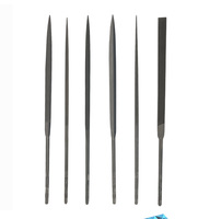 6 pièces/ensemble en acier à haute teneur en carbone Vallorbe bijoux polissage façonnage fichiers bois pierre rond plat carré 140mm/200mm diamant fichiers ensemble